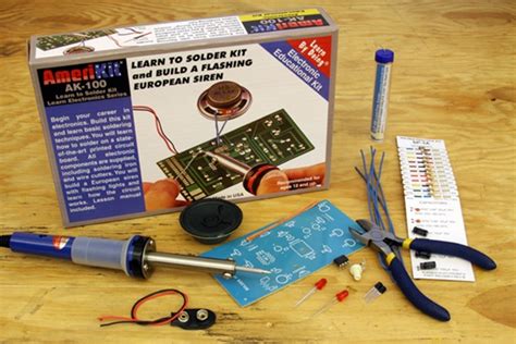 Build electronic hobby kits as easy as 1, 2, 3. In the Maker Shed: Learn to Solder Kit | Make: