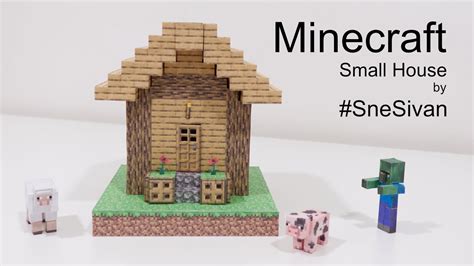 Build Your Own Cozy Minecraft Small House With Free Papercraft