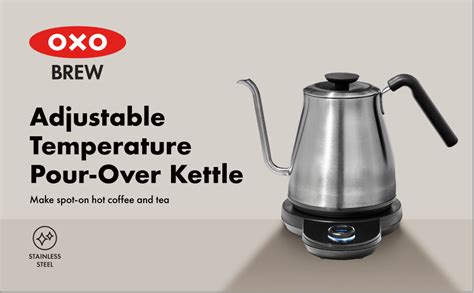Oxo Brew Gooseneck Electric Kettle Hot Water Kettle Pour Over Coffee
