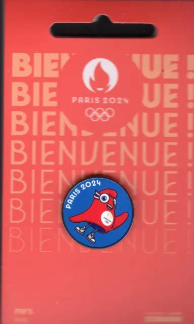 Paris 2024 Olympic Games Pin Mascot Welcome Pin 1950 Picclick