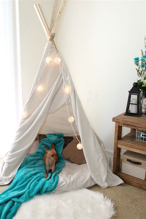 Avrsol lace teepee for girls, kid teepee boho tipi tent kids room decor with 6.5ft rose vine flowers. DIY 10 Minute Teepee for Under $16! | Sweet Teal