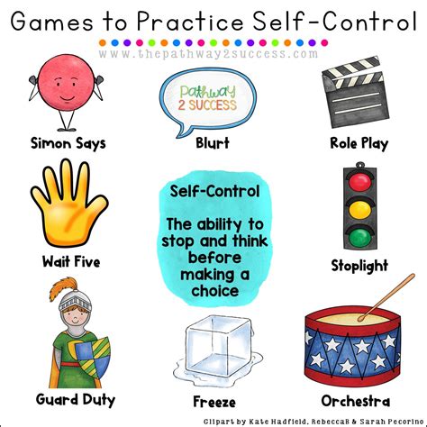 12 Games To Practice Self Control The Pathway 2 Success