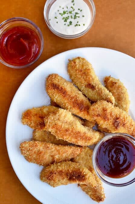 If desired, serve with barbecue sauce. Parmesan Baked Chicken Tenders | Just a Taste