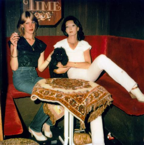 vintage polaroids of the drunks and weirdos in amsterdam s red light district bars in the 1980s