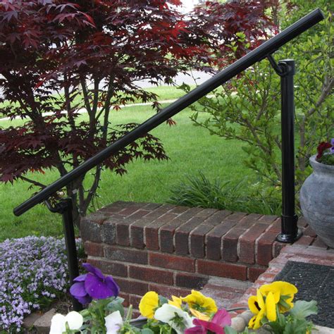 But horizontal deck railing creates a dramatic visual difference that will make your deck stand out. Outdoor black handrail kit | Buy online - Simplified Building