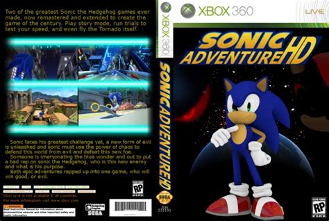 Sonic Adventure Hd Xbox 360 Box Art Cover By Mikeyplater
