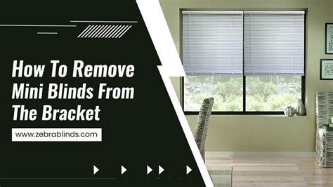 How To Remove Venetian Blinds With Hidden Brackets Sharilryuri