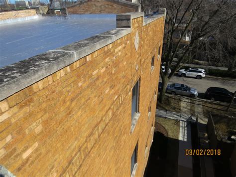 Parapet Wall Rebuilding Repair Crumbling Wall Roof Flashing Best