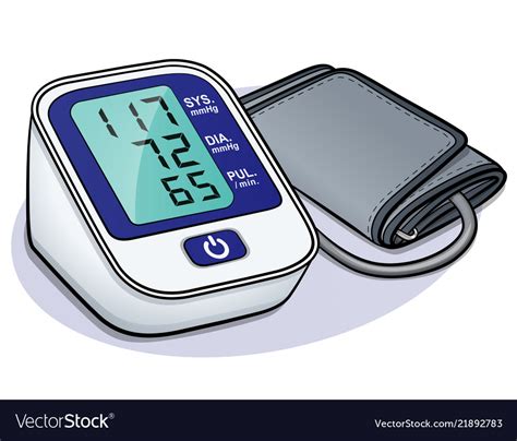 Blood Pressure Monitor Design Royalty Free Vector Image