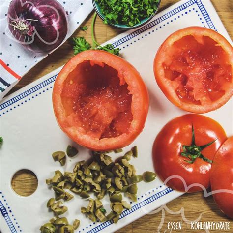 Gefüllte Tomaten Mit Feta Essen Ohne Kohlenhydrate
