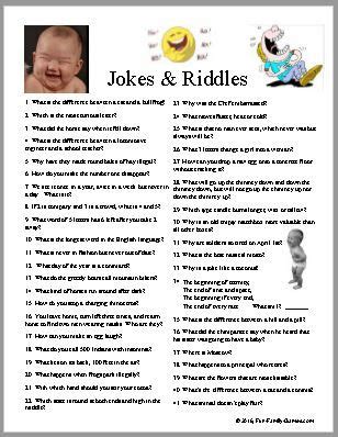 Welcome to the category with riddles for adults. Fun Family games has printable games, word puzzles, mazes ...