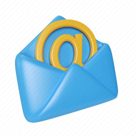 Email Illustration Electronic Letter Mail Internet Network 3d