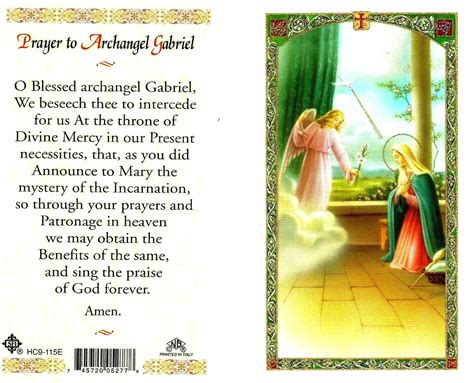 Archangel Gabriel Prayer
