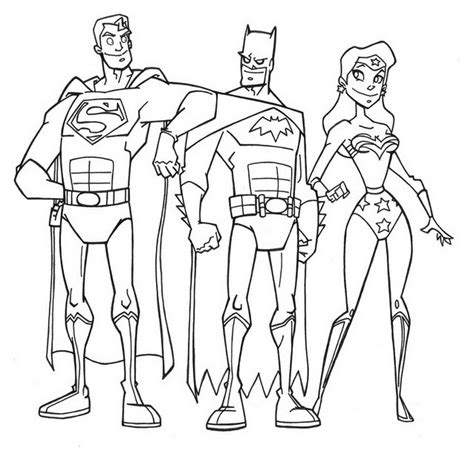 Justice League Da Colorare Disegni Da Colorare