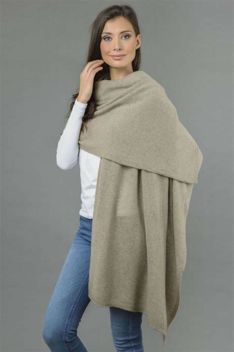 cashmere wrap in camel brown 100 pure italy in cashmere uk