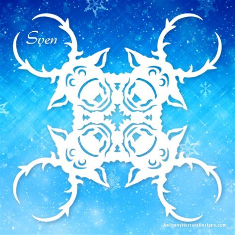 Free Printable Disney Frozen Snowflake Patterns By Anthony Herrera