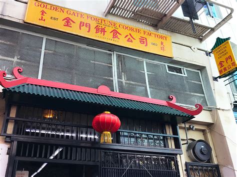 The Golden Gate Fortune Cookie Factory In San Francisco S Chinatown