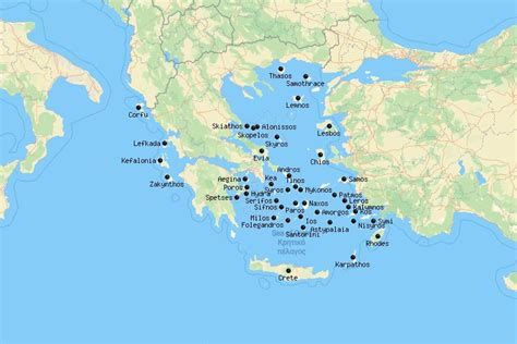 43 Best Greek Islands Map Touropia
