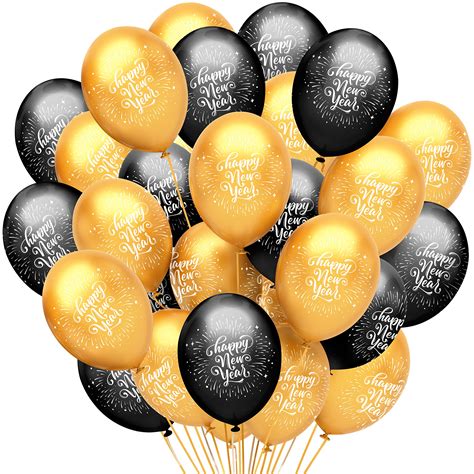Buy Katchonhappy New Year Balloons 2024 Pack Of 50 New Year Latex Balloons New Years Eve