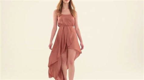 Love Peach Asymmetrical Maxi Dress Youtube