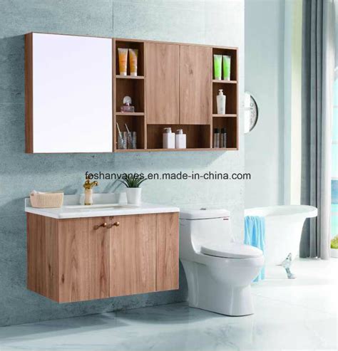 Wooden Fashion Modern Stainless Steel Bathroom Sanitary Ware Cabinet