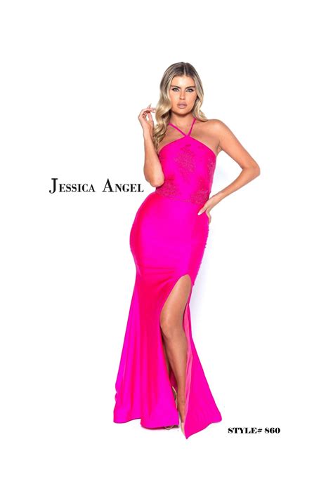 Jessica Angel Long Formal Fitted Sexy Prom Gown 860 The Dress Outlet