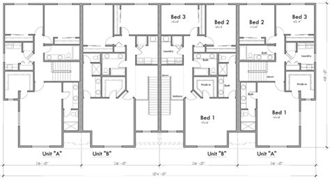 Plan F 610 Luxury Townhouse With 2 Car Garage Design Plan Bruinier