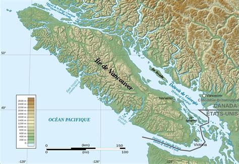 Detailed Map Of Vancouver Island