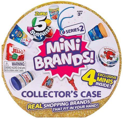 Zuru 5 Surprise Mini Brands Series 2 Collector Case Includes 4 Minis