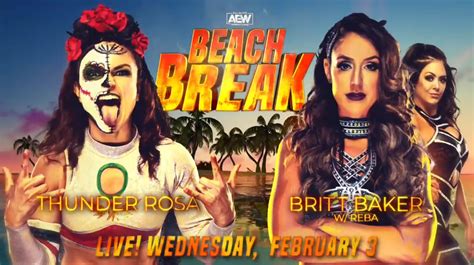 Britt Baker Will Take On Thunder Rosa At Beach Break Deeb Retains Nwa