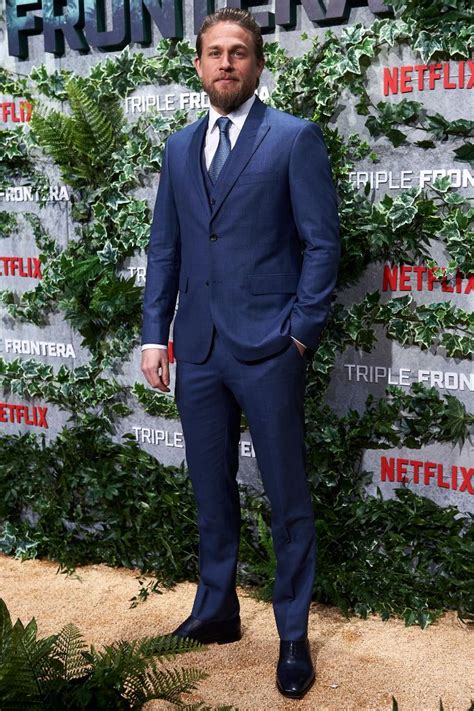 british actor charlie hunnam attends the premiere of triple artofit