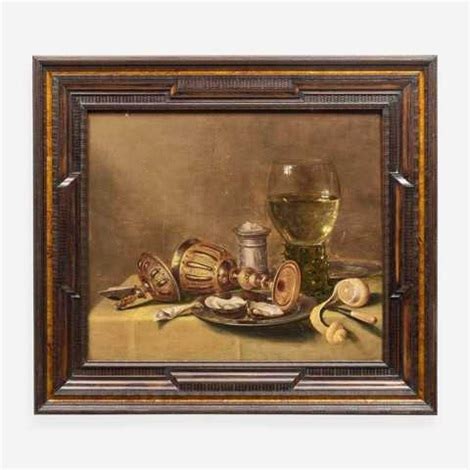 Still Life With Oysters Roemer And Peeled Lemon By Pieter Claesz On Artnet