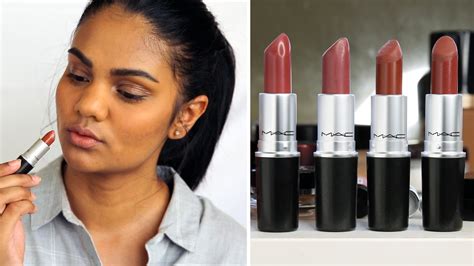 Mac Nude Lipsticks For Indian Skin Tones Zahrah Aliyah Youtube