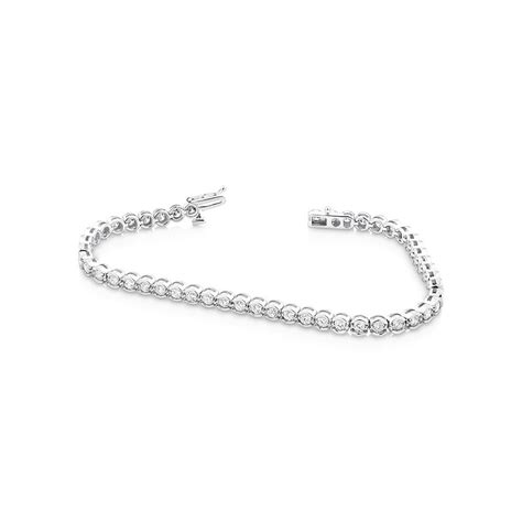 Bracelet With 3 Carat Tw Of Diamonds In 14kt White Gold