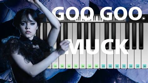 Wednesday Dance Song Piano Tutorial Goo Goo Muck The Cramps Youtube
