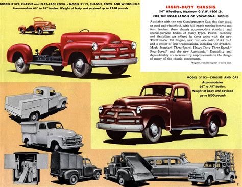 1954 Chevrolet Trucks Brochure