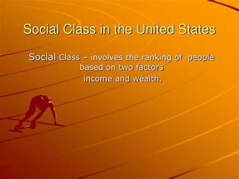 Ppt Social Class In The United States Powerpoint Presentation Free