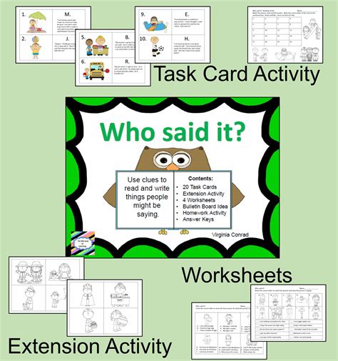 Reading Comprehension Task Cards And Activities Reading Comprehension