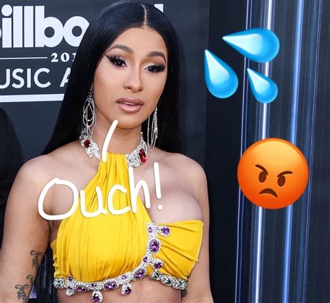 Cardi B Speaks Out About Water Throwing Incident A Bitch Got Motherf King Assaulted Perez