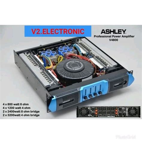 Jual Power Amplifier Ashley V Original Di Lapak V Electronic Bukalapak