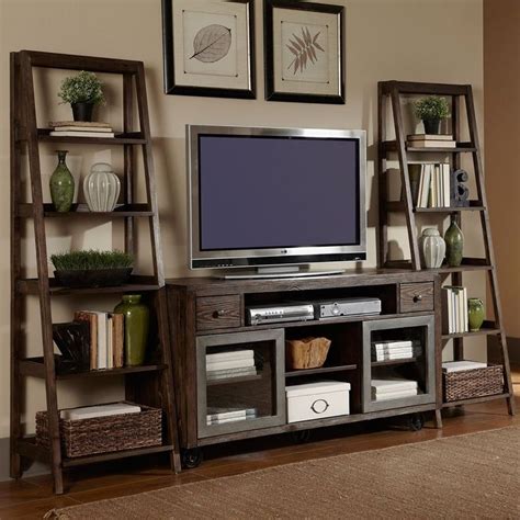 50 Inspirations Tv Stands With Matching Bookcases