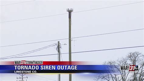 2 Limestone County Tornado Sirens Not Working During Severe Weather