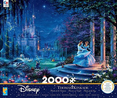 Not for children under 3 yrs, contains small parts, may be a choking. Buy Ceaco Kinkade Disney Cinderella Puzzle 2000pc