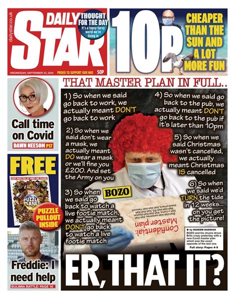 Daily Star September 23 2020 Newspaper Get Your Digital Subscription