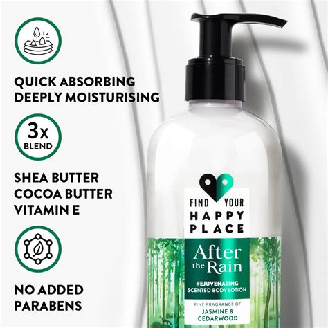 Find Your Happy Place After The Rain Moisturising Body Lotion Jasmine