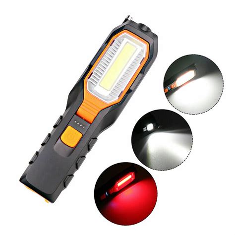 Led Rechargeable Work Light Cob Inspection Light Portable Handheld Usb