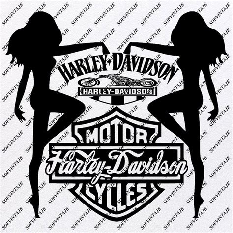 Girl Harley Davidson Harley Davidson Svg File Harley Davidson Svg