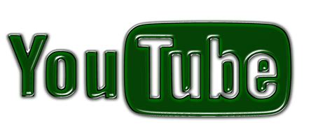 Green Youtube Logo On White Free Image Download