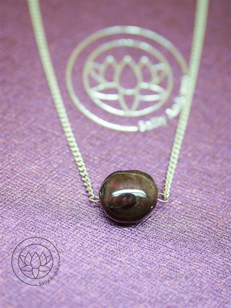 Garnet Single Gemstone Delicate Necklace On A Diamond Curb Chain