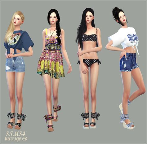 My Sims 4 Blog Shoes By Marigold